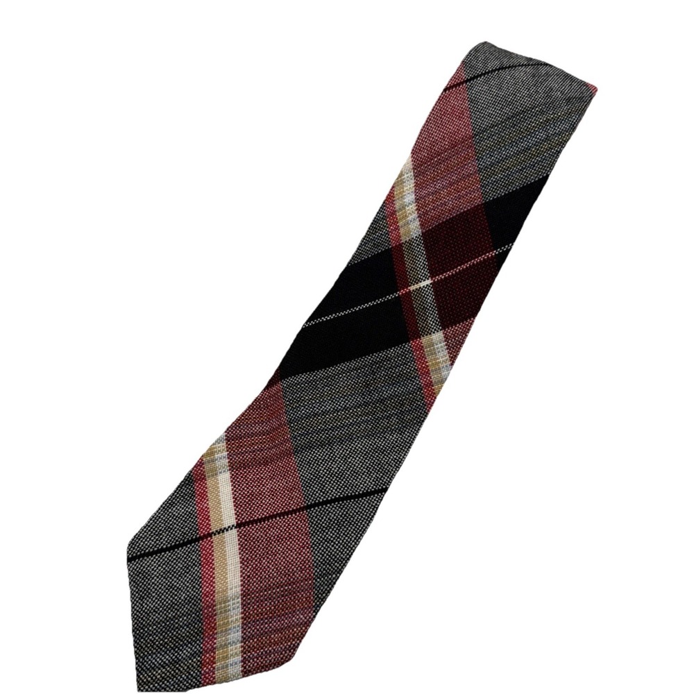Vintage Sears The Men's Store Tie Arc De‎ Triomphe Christmas Green Stripe 4x54